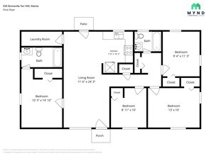 829 Bonneville Terrace NW in Atlanta, GA - Foto de edificio - Building Photo