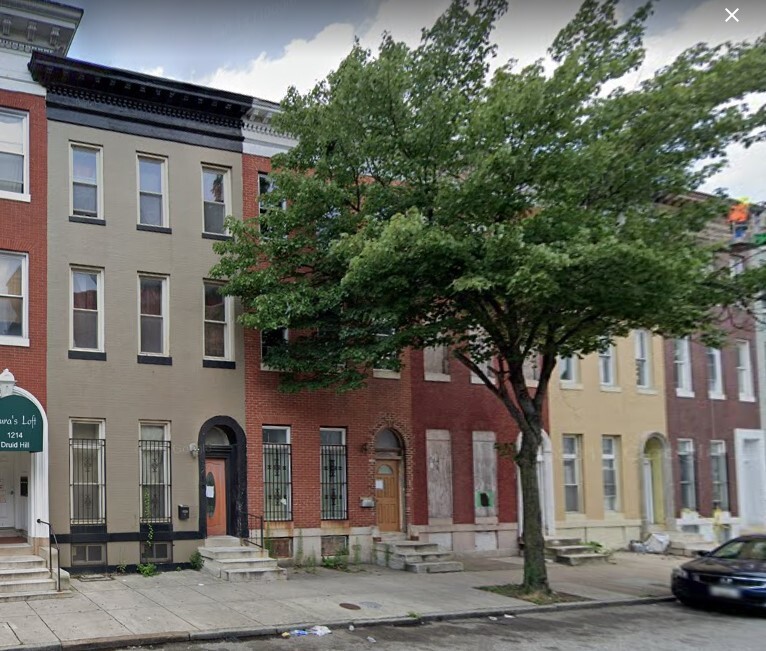 1216 Druid Hill Ave in Baltimore, MD - Building Photo