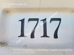 1717A Matthews Ln in Austin, TX - Building Photo - Building Photo