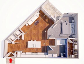 Bluffview Apartments in Dallas, TX - Building Photo - Floor Plan