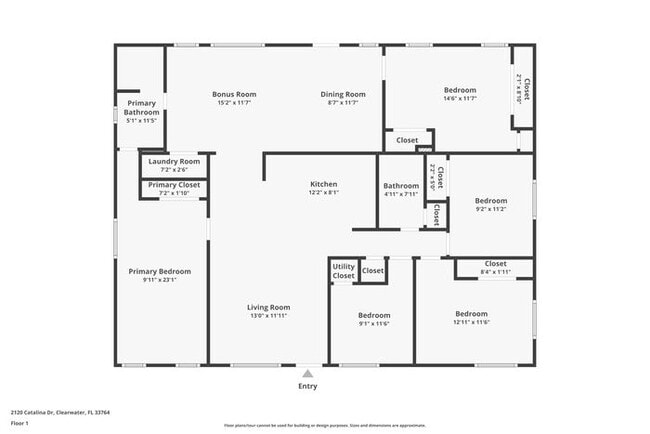 2120 Catalina Dr in Clearwater, FL - Foto de edificio - Building Photo