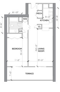1BR/1BA - 1 to 2 bedrooms Contact for Rates - Collegeview Tower Apartments in Poughkeepsie, New York
