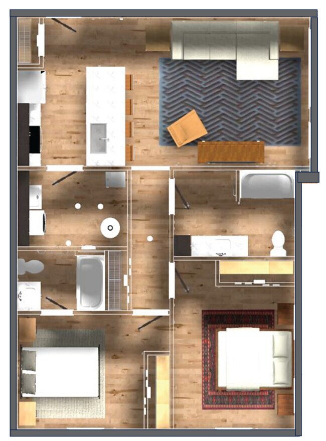 Fairway Place Apartments in Celina, OH - Foto de edificio - Floor Plan