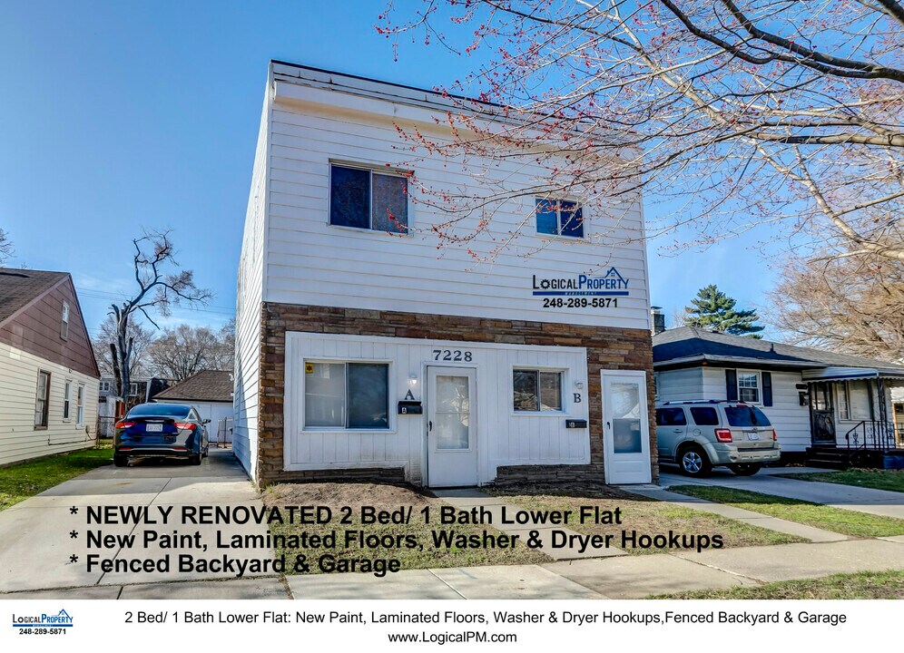7228 Chalmers Ave-Unit -Lower in Warren, MI - Foto de edificio