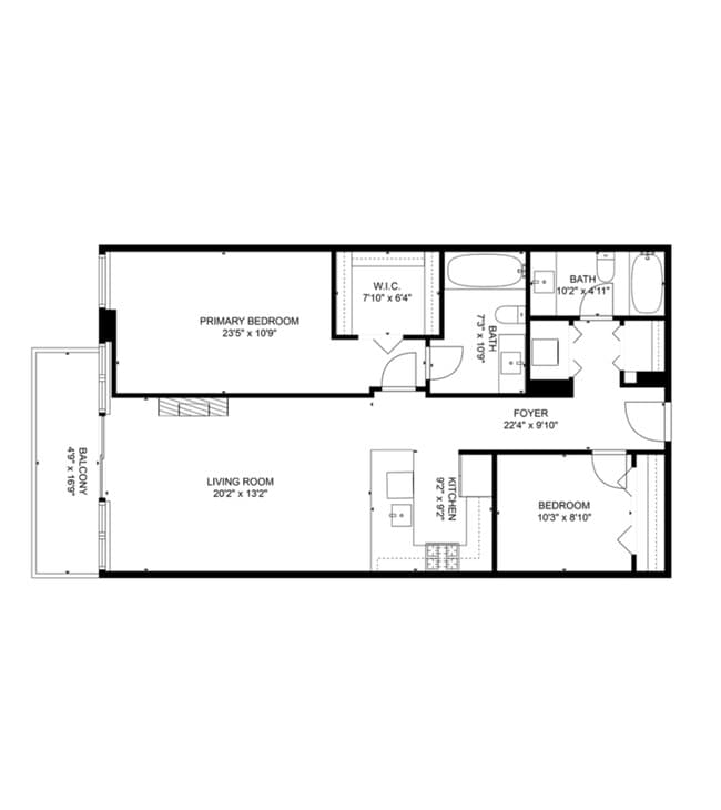 525 W Superior St, Unit 322 in Chicago, IL - Building Photo - Building Photo