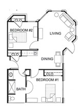 Waterford of Mesquite in Mesquite, TX - Building Photo - Floor Plan