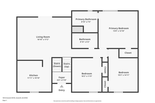 1813 Cres Hill Dr NW in Acworth, GA - Building Photo - Building Photo