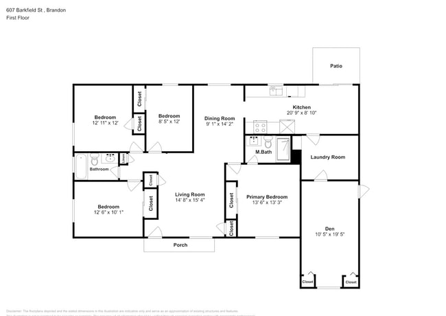 607 Barkfield St in Brandon, FL - Foto de edificio - Building Photo