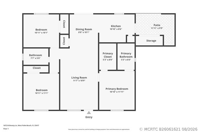 property at 1672 W Breezy Ln