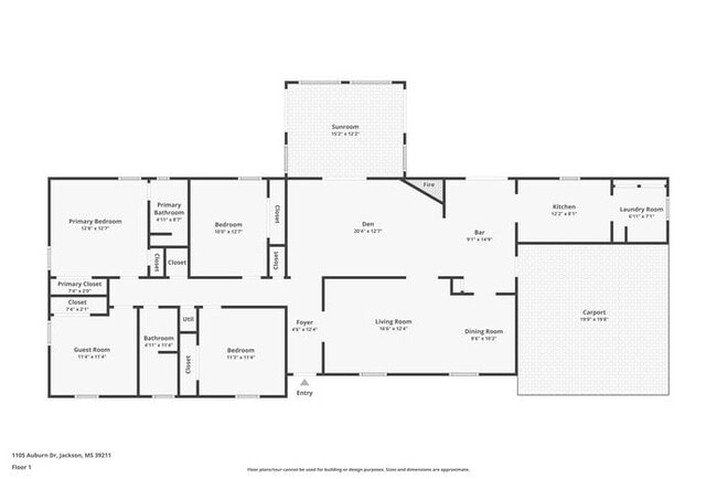 1110 Auburn Dr in Jackson, MS - Building Photo - Building Photo