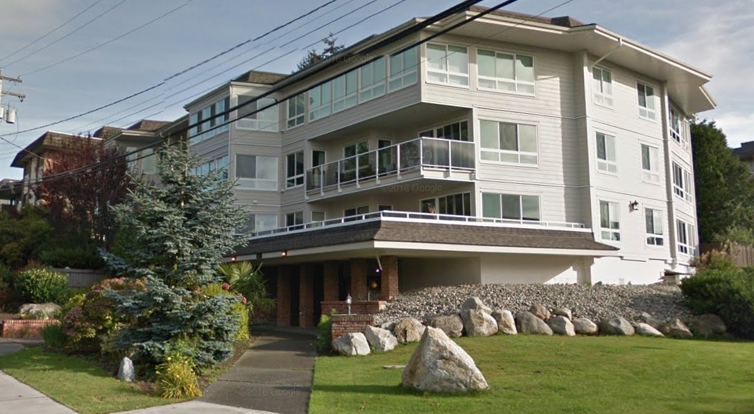 Blue Spruce in White Rock, BC - Building Photo