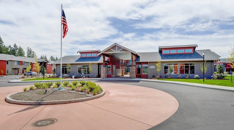 Olympus Court Apartments in Lacey, WA - Building Photo