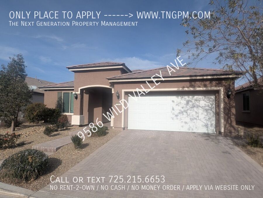 9586 Wild Valley Ave in Las Vegas, NV - Building Photo