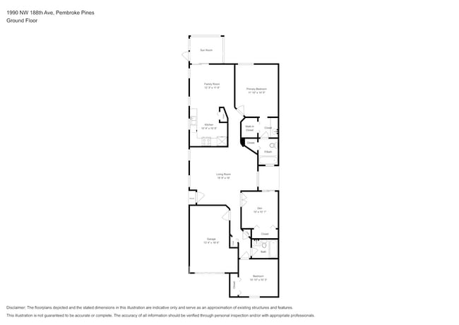 1990 NW 188th Ave in Pembroke Pines, FL - Building Photo - Building Photo