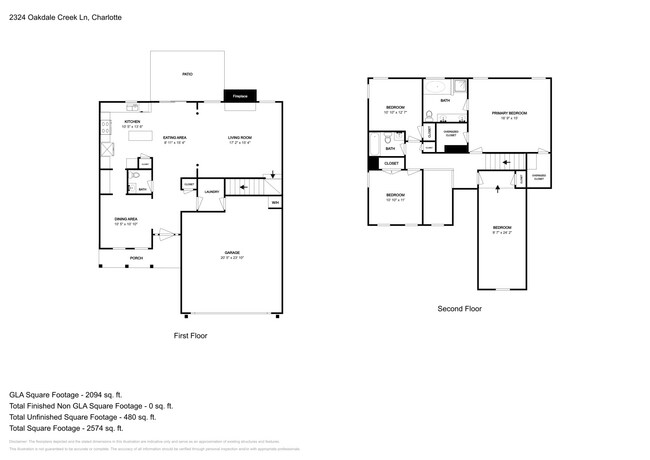 2324 Oakdale Creek Ln in Charlotte, NC - Foto de edificio - Building Photo