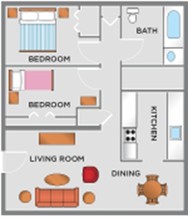 Lancaster Club Apartments in Lancaster, OH - Building Photo - Floor Plan