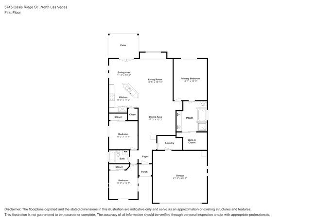 5745 Oasis Ridge St in North Las Vegas, NV - Foto de edificio - Building Photo