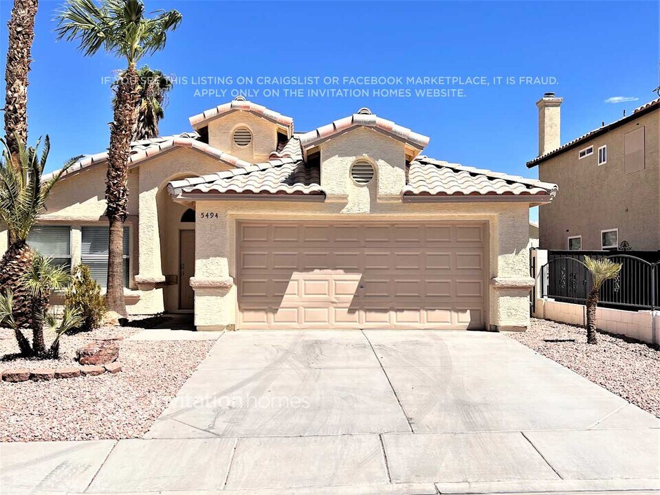 5494 Olympic Spirit Ln in Las Vegas, NV - Building Photo
