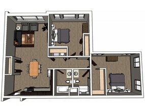 Fairmont Flats in Moorhead, MN - Building Photo - Floor Plan