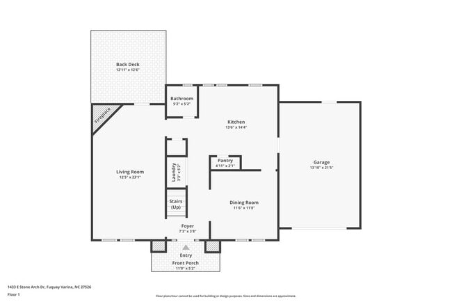 1433 East Stone Arch Drive in Fuquay Varina, NC - Foto de edificio - Building Photo
