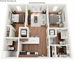 The Oasis in West Lafayette, IN - Foto de edificio - Floor Plan