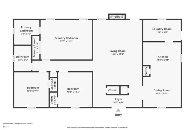 4119 Country Ln in Hephzibah, GA - Building Photo - Building Photo