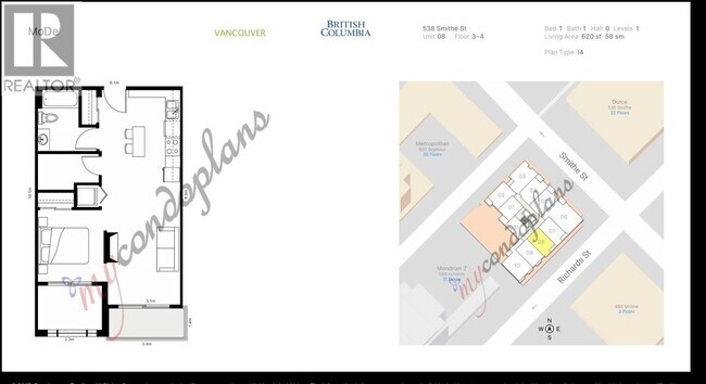 538 Smithe St in Vancouver, BC - Building Photo - Building Photo