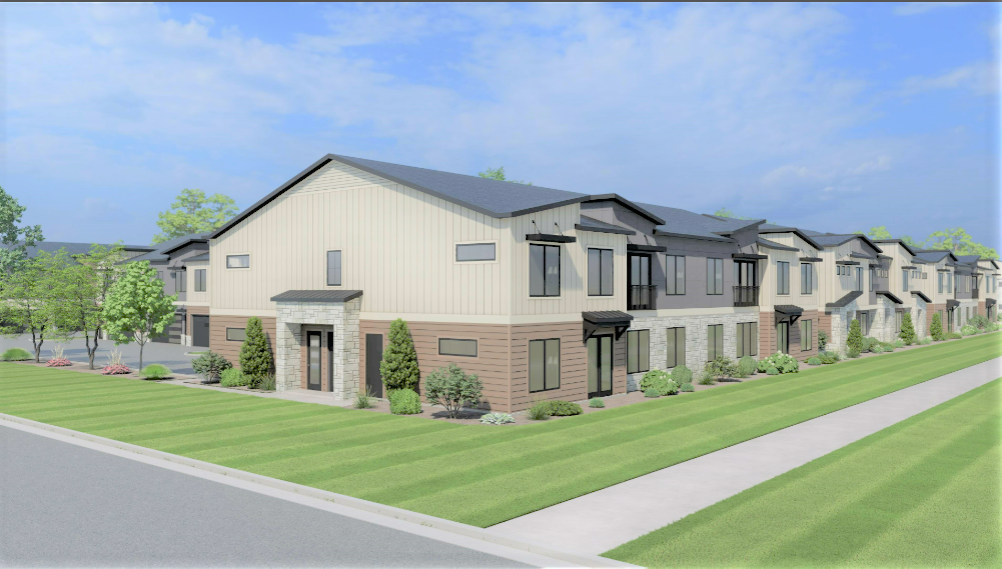 Caldera on Cleveland Luxury Townhomes & Flats in Granger, IN - Building Photo