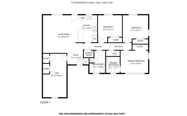 7116 Brierfield Dr in Dallas, TX - Building Photo - Building Photo