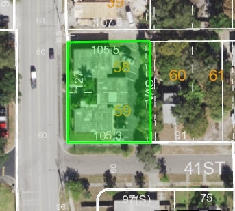 4018 6th St S in St. Petersburg, FL - Foto de edificio