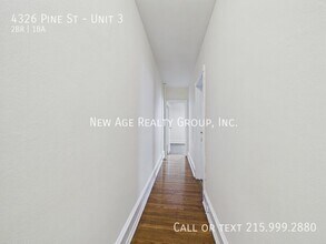 4326 Pine St, Unit Unit 3 in Philadelphia, PA - Building Photo - Building Photo