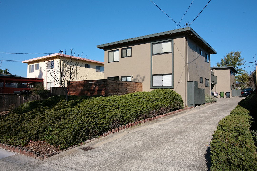 1349 Rose St in Berkeley, CA - Foto de edificio