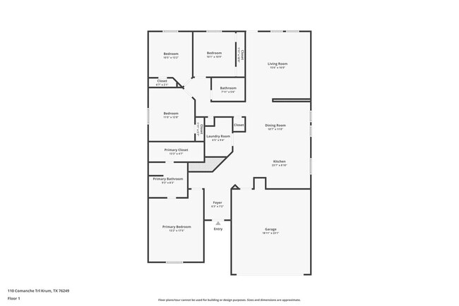 110 Comanche Trail in Krum, TX - Building Photo - Building Photo