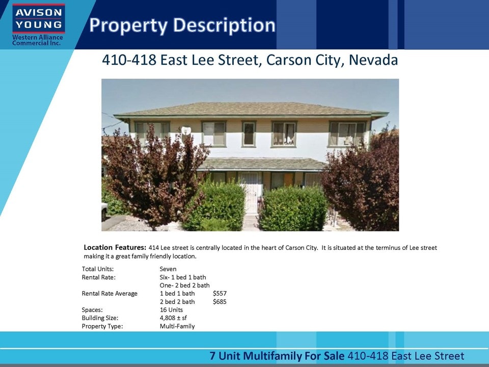 410-418 Lee St in Carson City, NV - Building Photo