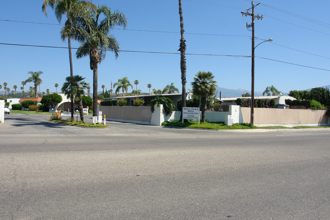 Santa Paula West Mobile Home Park in Santa Paula, CA - Building Photo