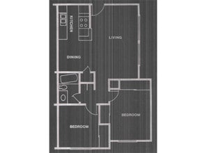 Villas at Parkside in Turlock, CA - Foto de edificio - Floor Plan