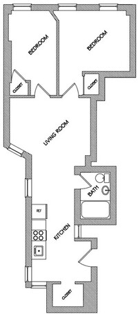 358 West 45th street, in New York, NY - Foto de edificio - Floor Plan