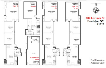 684 Lorimer St in Brooklyn, NY - Building Photo - Floor Plan