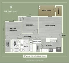 The Rosemary Apartments in Denison, TX - Foto de edificio - Floor Plan