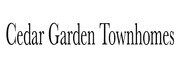 Property Management Company Logo Cedar Garden Townhomes