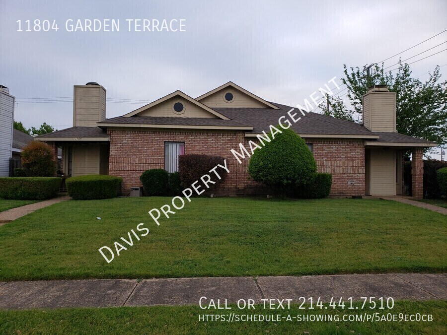 11804 Garden Terrace Dr in Dallas, TX - Building Photo