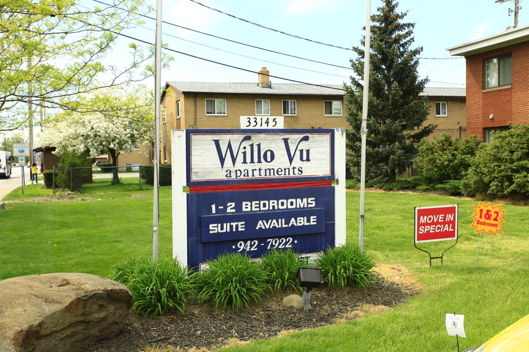 Willo Vu Apartments in Willowick, OH - Foto de edificio