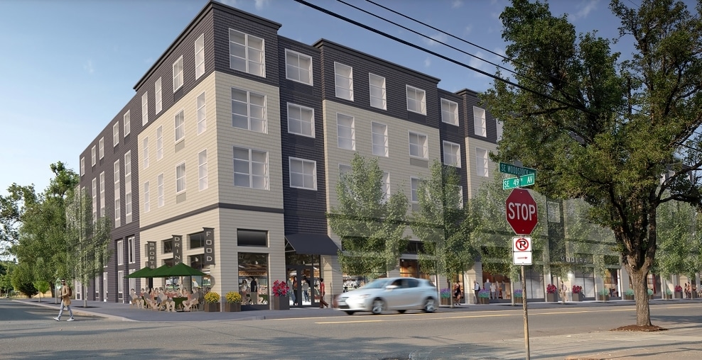 Modera Woodstock in Portland, OR - Foto de edificio