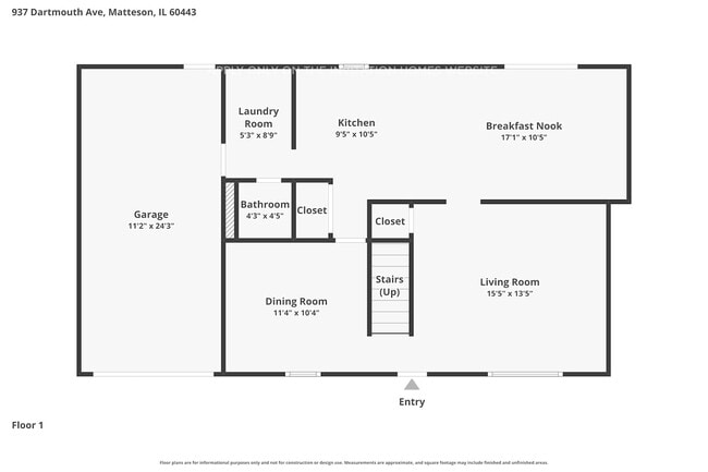 937 Dartmouth Ave in Matteson, IL - Foto de edificio - Building Photo