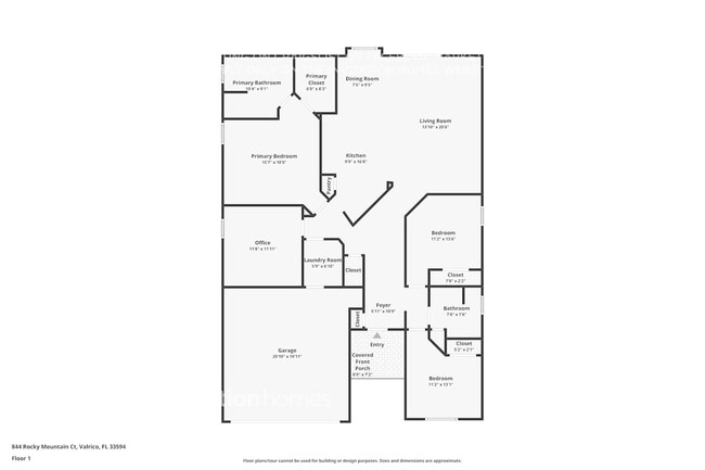 844 Rocky Mountain Ct, Unit T1 in Valrico, FL - Foto de edificio - Building Photo