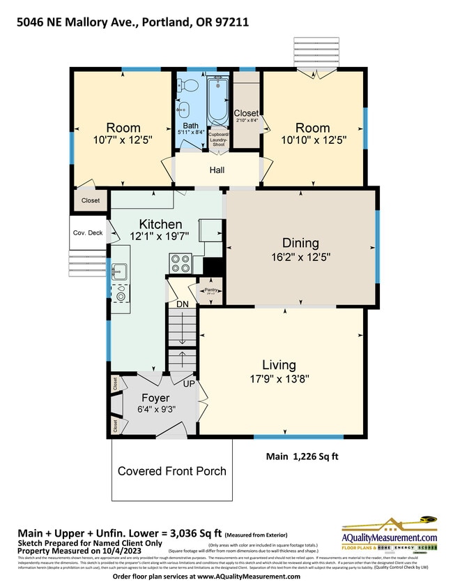 property at 5046 NE Mallory Ave