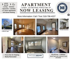 114 Oak St, Unit 3 in Hudson Falls, NY - Building Photo