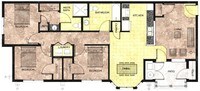 Avila Avenue Apartments in Parlier, CA - Building Photo - Floor Plan