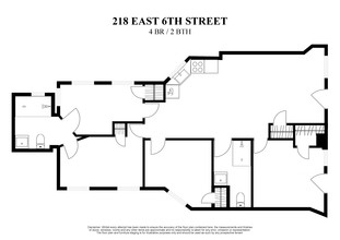 218 East 6th Street in New York, NY - Building Photo - Floor Plan