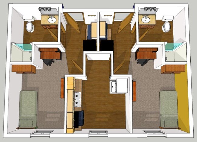 Newman Heights in Platteville, WI - Foto de edificio - Floor Plan